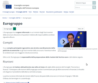 Il MES e l'Eurogruppo controllati dal cattolico Dijsselbloem