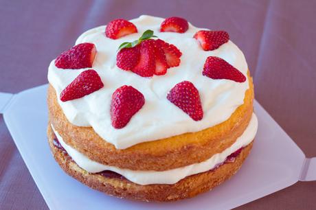Torta soffice alla ricotta con fragole torta soffice di ricotta e fragole