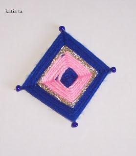 ojos de dios....una mandala di lana