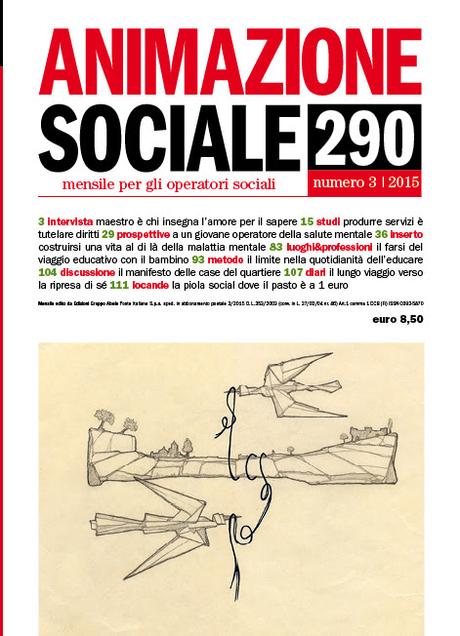 E’ uscito il numero 290 di Animazione Sociale, 2015