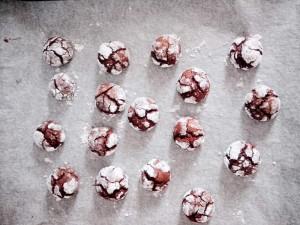 Biscotti al cioccolato Crinkles cookies, gli originali!