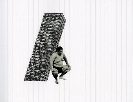 ARTE: I collage su notebook di Raúl Lázaro