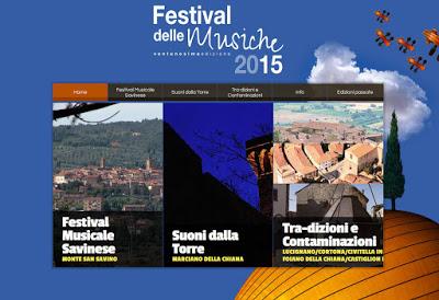 Festival delle Musiche: visitate il sito!