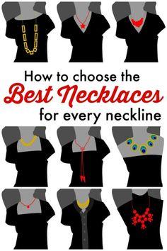 Come scegliere la collana giusta per ogni scollatura/ How to choose the best necklace for every neckline