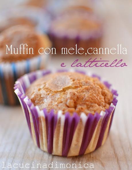 muffin con mele,cannella e latticello muffin con mele,cannella e latticello