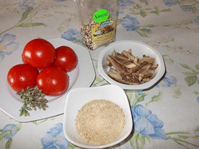 Pomodori ripieni quinoa e sgombro