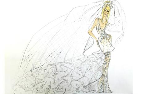 THE WINNER IS …… dennis basso lady gaga weddin dress