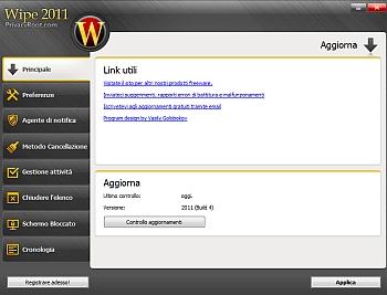 Wipe-2011 Wipe 2011 Eliminare ogni traccia di navigazione su internet con Wipe