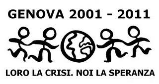 presentazione ai media “Genova 2001 Genova 2011 – Loro la Crisi Noi la Speranza”