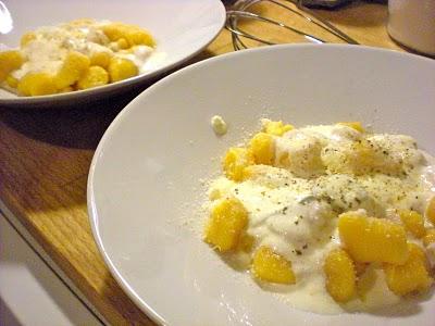 Gnocchi al Formaggio, grana e parmigiano