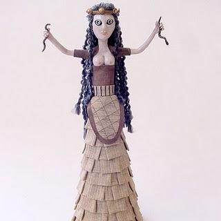 Minoan Snake Goddess Fan Art!