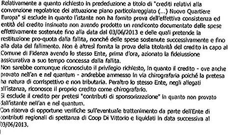 Di Vittorio, Nuovo Quartiere Europa e 1.306.662,52 euro che se ne vanno.