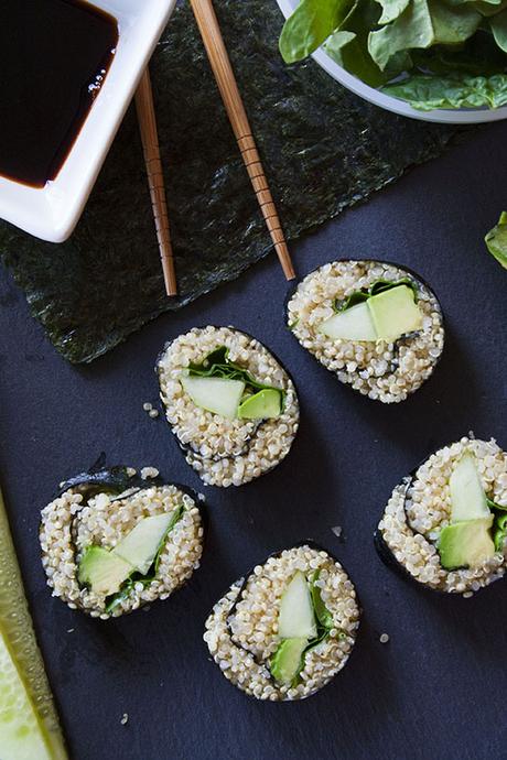 Sushi (maki) con quinoa 