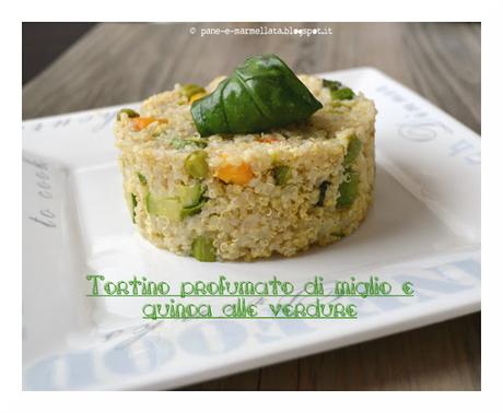 Tortino caldo/freddo profumato alle verdure (senza glutine)