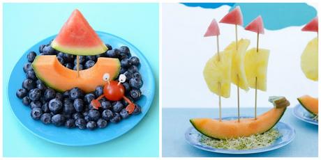 12 merende di frutta - Fruit food art