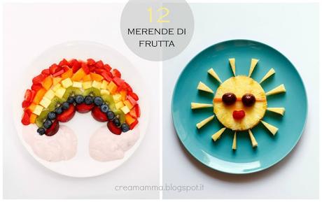 12 merende di frutta - Fruit food art