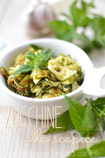 Zucchine alla scapece Zucchine alla scapece