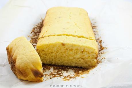 Plumcake con farina di riso e ricotta al limone / Rice flour plum cake with lemon ricotta cheese