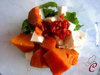 Crocchette batata dolce panatura semi salsa mediterranea arachidi: 