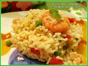 Riso freddo con Gamberi e Salmone affumicato: ma che caldo fa! 20150612_121924