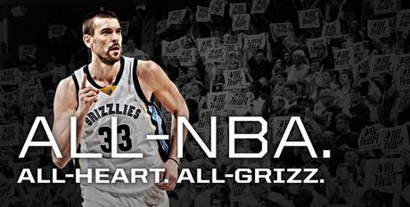 Marc Gasol, Memphis Grizzlies - © 2015 twitter.com/memgrizz