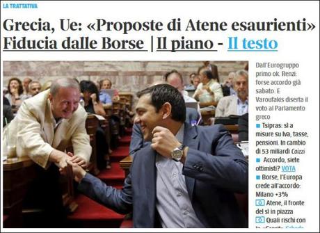 Tsipras e l’UE raggiungono un (buon) accordo… grecia