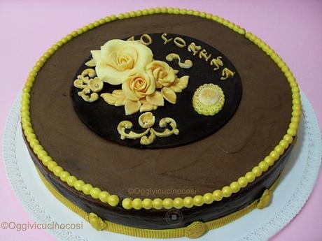 Dark Chocolate Cake per 70 anni