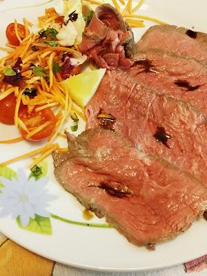 Roast beef alla senape veloce