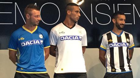 Udinese 2015-2016, maglia di Hs Football è “friulana”