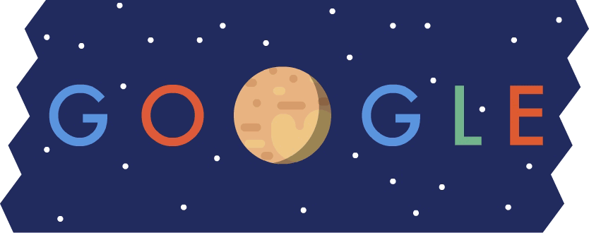 Il doodle di Google è per New Horizons in flyby vicino Plutone new-horizons-google doodle