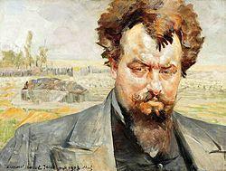 Jan Kasprowicz (1860-1926) Jacek Malczewski: ritratto di Jan Kasprowicz