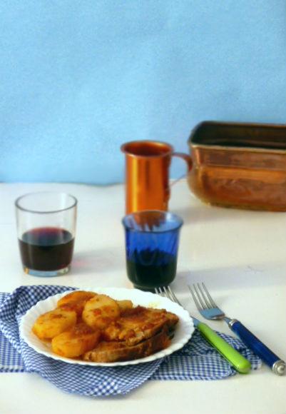 rosto di maiale con le patate rosto di maiale con le patate