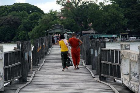 Birmania (2°parte – Mandalay, Ava, Amarapura, Mingun) 'U Bein's Bridge_Amarapura_birmania_viaggiandovaldi