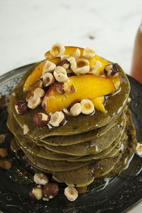 Pancakes matcha e cocco