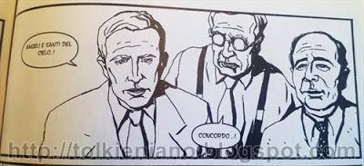 Quando nel fumetto il protagonista è J.R.R. Tolkien assieme a Lewis e Williams, 2005 - 2006 Quando nel fumetto il protagonista è J.R.R. Tolkien assieme a Lewis e Williams, 2005 - 2006