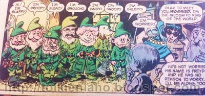 La prima parodia del Signore degli Anelli di Tolkien sulla rivista PLOP, 1976