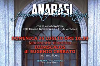 Dimostrazione laboratoriale DIDASCALOS di EUGENIO CERRATO Dimostrazione laboratoriale DIDASCALOS di EUGENIO CERRATO
