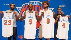 Nuovi New York Knicks - © 2015 twitter.com/NBAcom