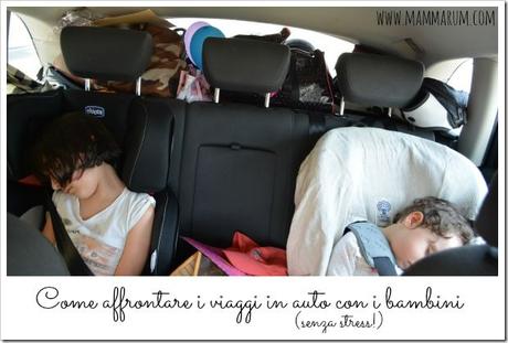 I nostri trucchi per viaggiare in auto con i bambini