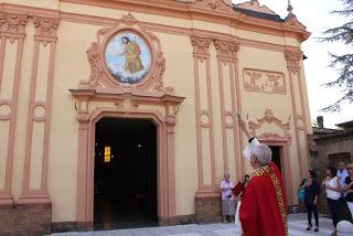PIZZALE (pv). Alla festa patronale, inaugurato l'affresco di San Giacomo