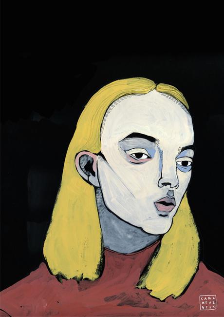 ILLUSTRAZIONE: I ritratti notturni di Carla Fuentes ILLUSTRAZIONE: I ritratti notturni di Carla Fuentes