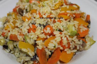 Insalate: Insalata di riso con verdure