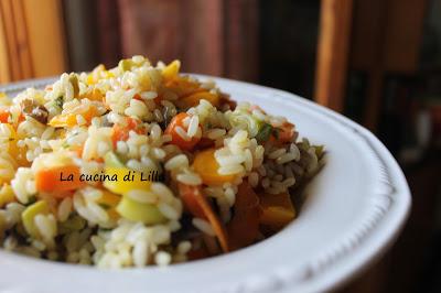 Insalate: Insalata di riso con verdure