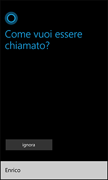 Guida per usare Cortana su Windows Phone 8.1: Iniziare a usare Cortana. Immagine della presentazione a Cortana