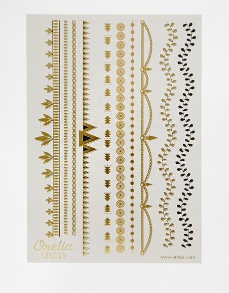 Tatuaggi temporanei dorati o argentati, dove acquistarli e modelli cool Tattoo temporanei caviglie