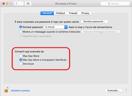 Installare su Mac app non riconosciute da Apple