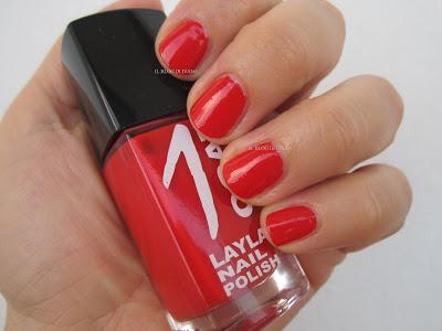 Layla Cosmetics: smalto OneCoat n. 20 (swatches)