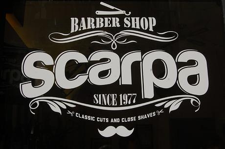 insegna scarpa barber