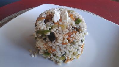 ORZO con VERDURE e FETA