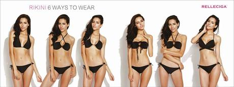 Rikini: il bikini Relleciga indossabile in ben 6 modi diversi